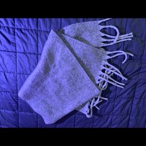 Grey winter scarf